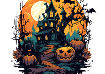 Halloween t-shirt design 77