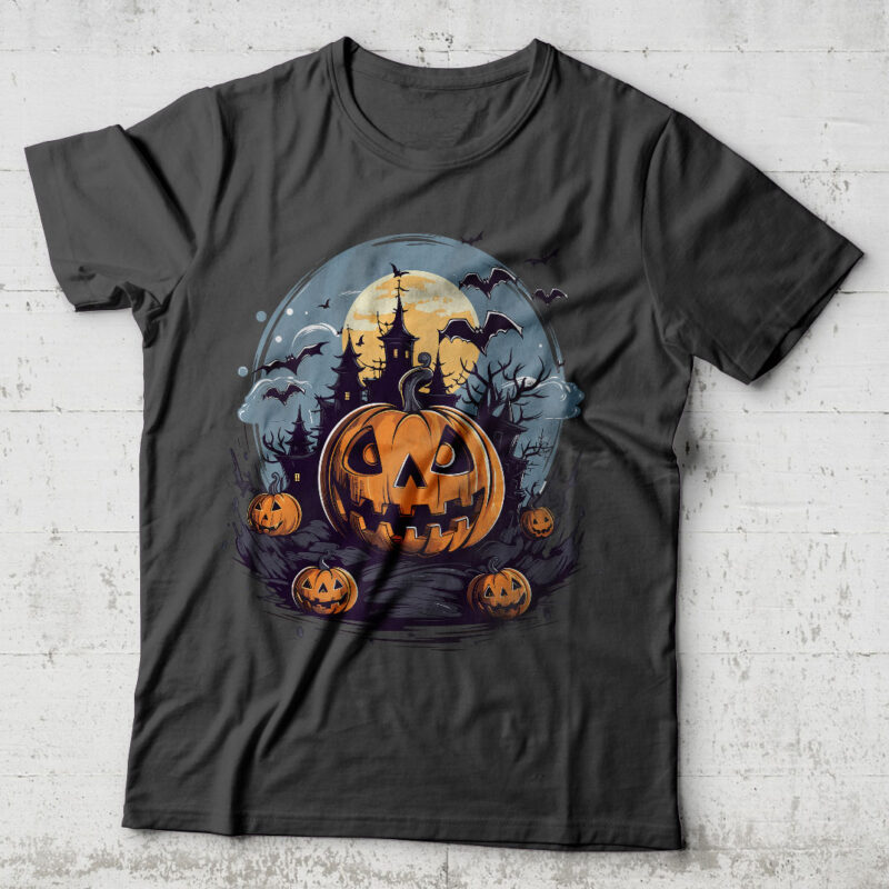 Halloween t-shirt design 80