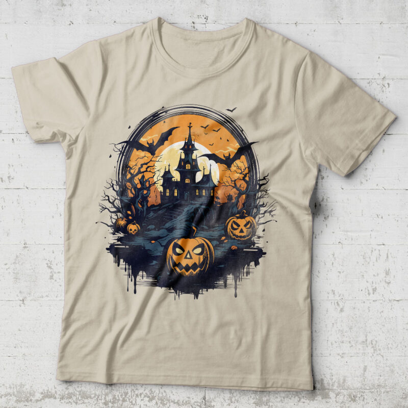 Halloween t-shirt design 90