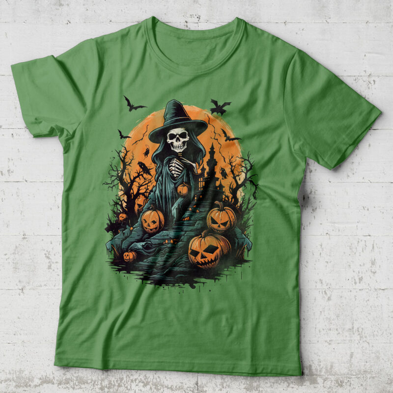 Halloween t-shirt design 95
