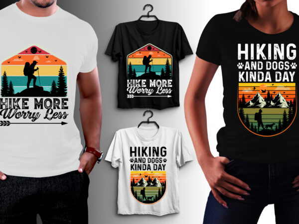 Hiking t-shirt design