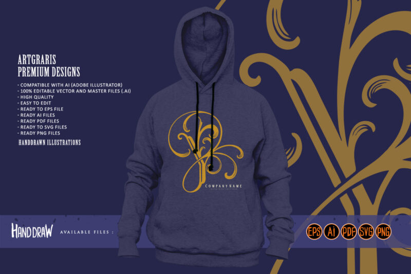 Modern elegance refreshed gold Y lettering monogram logo