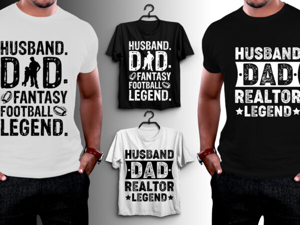 Husband dad legend t-shirt design