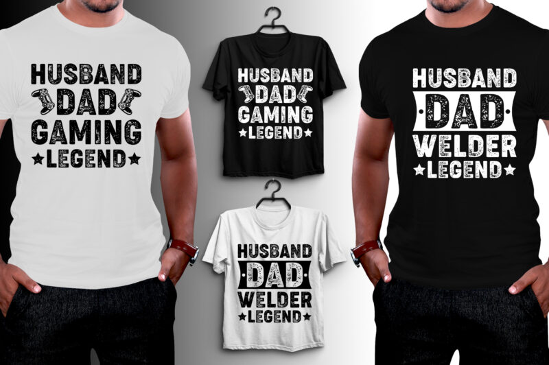 Husband Legend T-Shirt Design