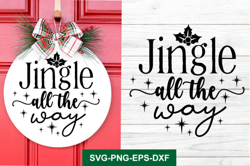 Christmas Round Sign SVG Bundle