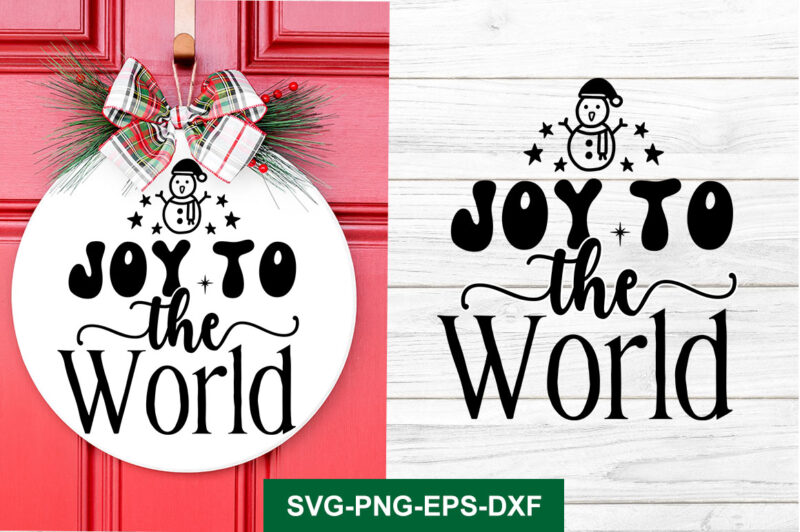 Christmas Round Sign SVG Bundle