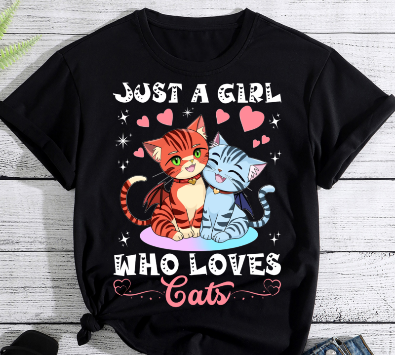 Just A Girl Who Loves Cats Cute Cat Lover PC