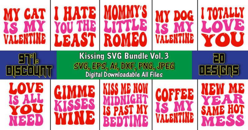 Kissing SVG Bundle Vol. 3, Kissing svg,National Kissing svg,National Kissing day svg,Kissing svg bundle,Kissing Lips Bundle SVG, Sexy Lips vector files,Procreate, Kiss digital download vinyl decal,Kissing t-shirt, Kissing design, Kissing