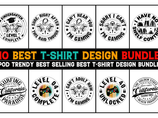 Logo t-shirt design bundle
