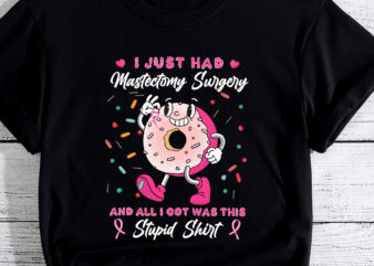 Mastectomy Surgery Meme Funny Breast Cancer Awareness Donut PC