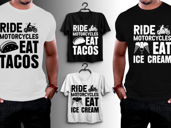 Motorcycle t-shirt design