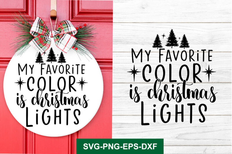 Christmas Round Sign SVG Bundle