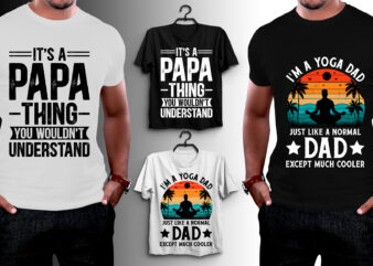 Papa Dad T-Shirt Design