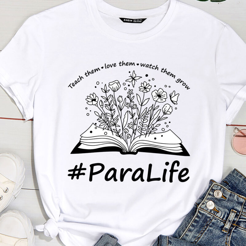 Para Life Paraprofessional Flower Teacher Back To School PC