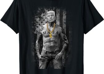 Patriotic Gangster Anti Liberal Pro Trump Republican T-Shirt