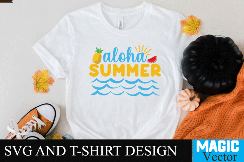 Aloha Summer SVG Cut File,summer svg, summer svg free, hello summer svg, summer svg designs, schools out for summer svg, hello summer svg free, schools out for summer svg free,