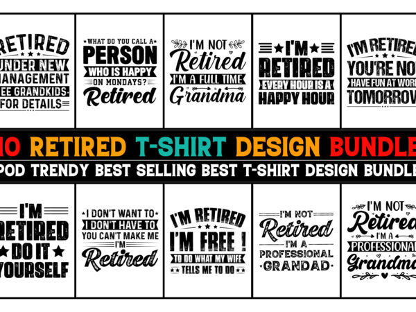 Retired t-shirt design