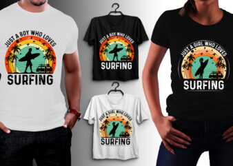 Surfing T-Shirt Design