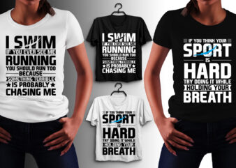 Swim T-Shirt Design