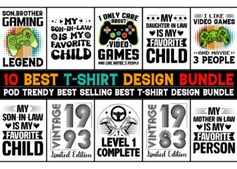 T-Shirt Design Bundle-Trendy Pod Best T-Shirt Design Bundle