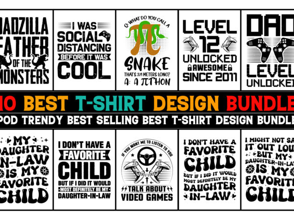 T-shirt design bundle