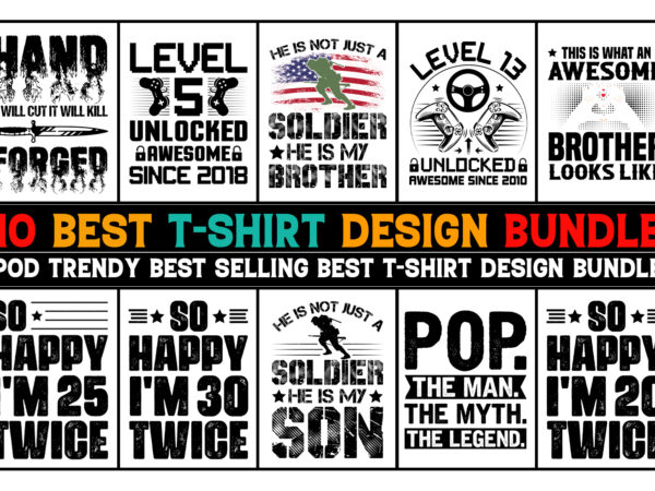 T-shirt design bundle