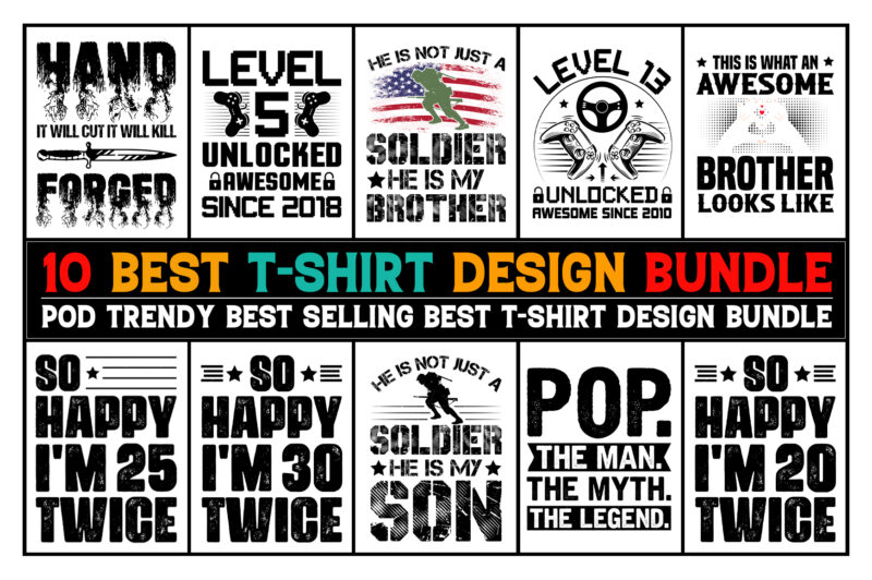 T-Shirt Design Bundle