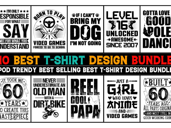 T-shirt design bundle