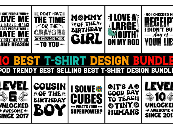 T-shirt design bundle