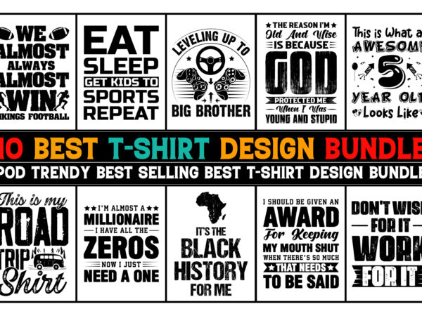 T-shirt design bundle