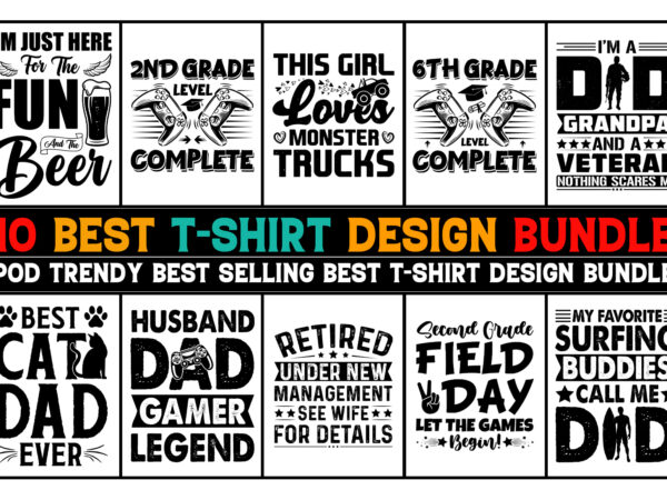 T-shirt design bundle for pod