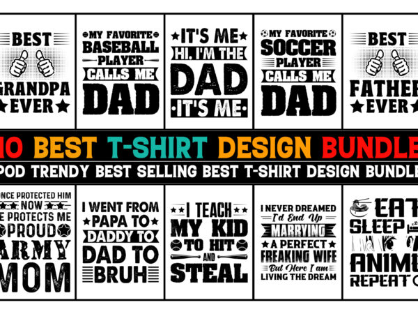 T-shirt design bundle