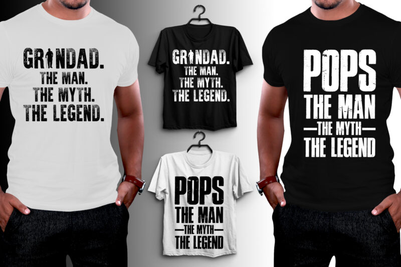 The Man The Myth The Legend T-Shirt Design
