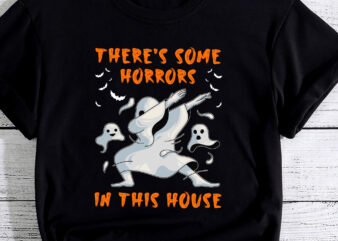 There_s Some Horrors In This House Spooky Season Halloween PC t shirt designs for sale