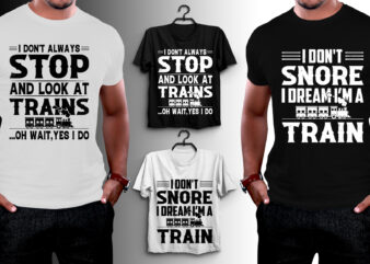 Train T-Shirt Design