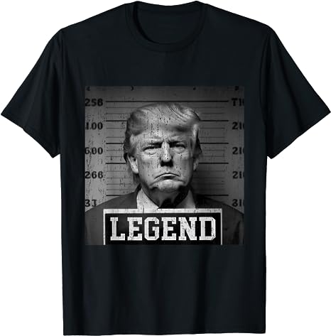 Trump 2024 Mugshot President Legend T-Shirt