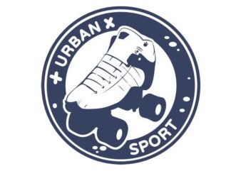 URBAN SPORT ROLLER t shirt vector graphic