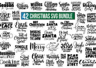 Christmas SVG Bundle, Winter SVG Bundle, Holiday SVG