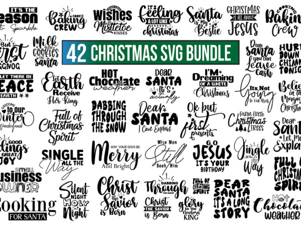 Christmas svg bundle, winter svg bundle, holiday svg t shirt vector file