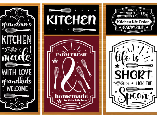 Kitchen svg bundle | funny quotes | cutting board svg bundle t shirt vector art