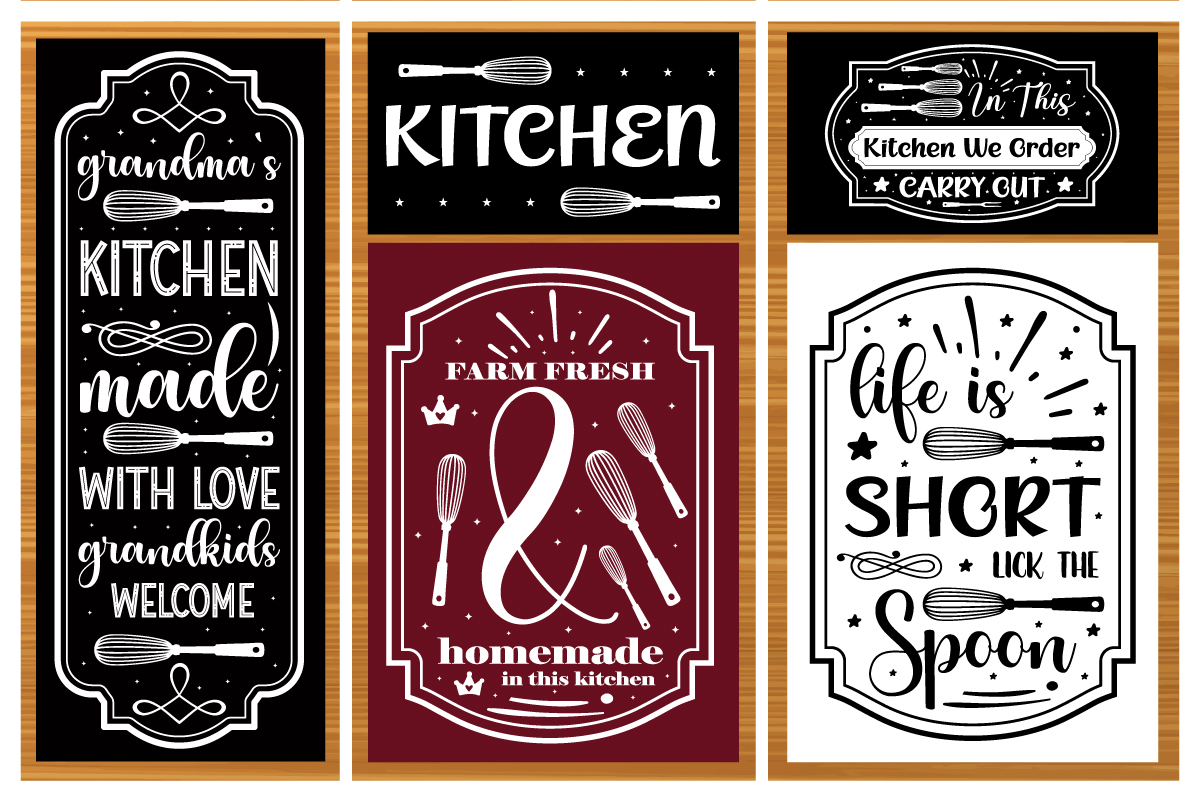 Cutting Board SVG Bundle, Kitchen SVG