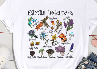 Vintage Hyrule Botanica Breath of the Wild Hylia Tee PC t shirt vector art