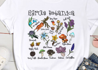 Vintage Hyrule Botanica Breath of the Wild Hylia Tee PC