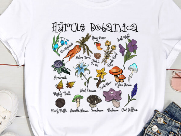Vintage hyrule botanica breath of the wild hylia tee pc t shirt vector art
