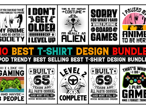 Vintage t-shirt design bundle