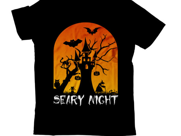 Seary night t-shirt design,halloween svg bundle,halloween, halloween songs, halloween 2023, halloween songs for kids, halloween theme song, halloween ends, halloween ambience, halloween night, halloween horror nights, halloween kills, halloween horror