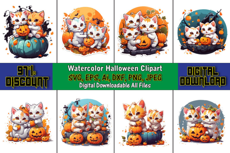 Cute Cats Clipart Cat PNG Cute Cat Playing Clipart Digital 