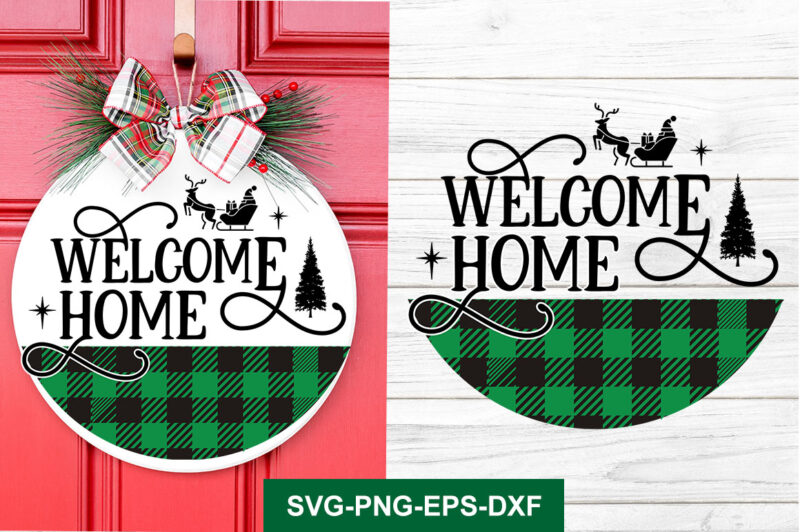 Christmas Round Sign SVG Bundle