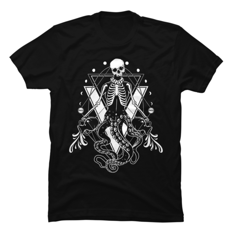 15 Skull Shirt Designs Bundle For Commercial Use Part 10, Skull T-shirt ...