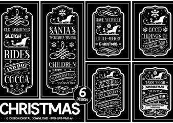 Christmas Svg Bundle, Vintage Farmhouse Christmas SVG Design Bundle ,Christmas SVG Bundle, Winter svg, Santa SVG, Holiday, Merry Christmas, Christmas Bundle, Funny Christmas Shirt, Cut File Cricut , Funny Christmas
